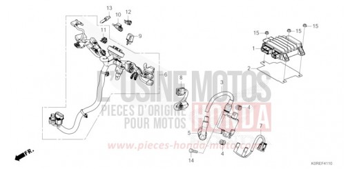 FAISCEAU SECONDAIRE/BOBINE D'ALLUMAGE SH125ADT de 2026